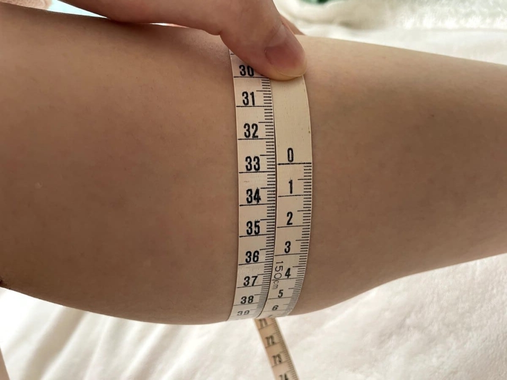 flamingoleggins-calf-before